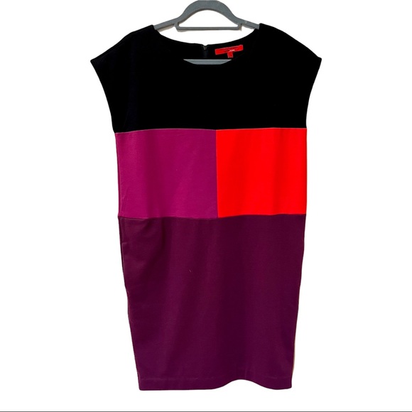 Narciso Rodriguez for Design Nation Panel-Blocked Sheath Dress (M) - Picture 2 of 8